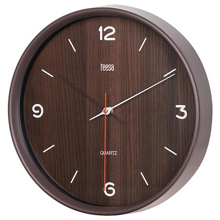 Ceas de perete Teesa TSA0048DB, 30 cm (Maro)