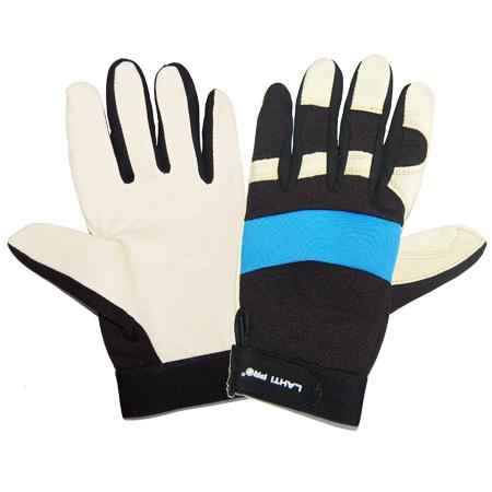 Manusa spandex imbinata cu piele L280411K, marime 11 (Negru)