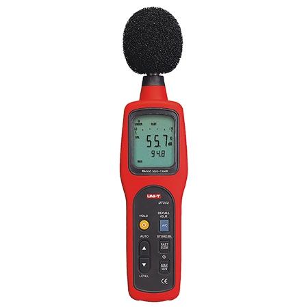 Decibelmetru digital UNI-T UT352, Display LCD cu iluminare din spate