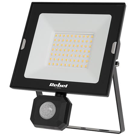 Reflector LED REBEL URZ3617, 50W, 4000K, cu  senzor, 230V