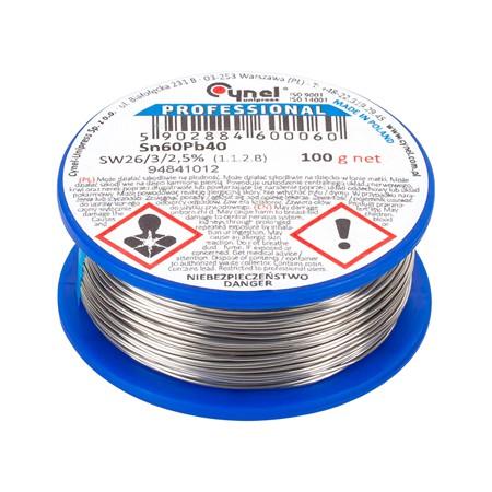 Rola fludor Cynel SN60PB40 CYNEL 3.0mm 100g