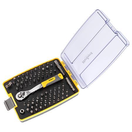 Set clichet Rebel RB-1151, 80 biti (Galben/Negru)