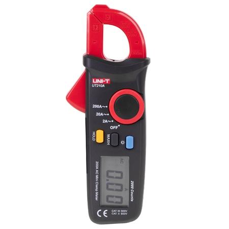 Clampmetru digital UNI-T UT210A, Scalare automata, Afisaj cu fundal iluminat