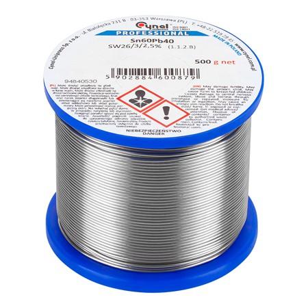 Rola fludor Cynel SN60PB40 2.0 mm 500g