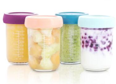 Set 4 boluri gradate Babymoov A004313, 220 ml, Sticla (Multicolor) 1 Set 4 boluri gradate Babymoov A004313, 220 ml, Sticla (Multicolor)