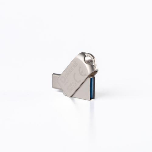 Memorie USB Platinet 32 Gb, 2IN1, USB 3.0 si Type-C, metalic