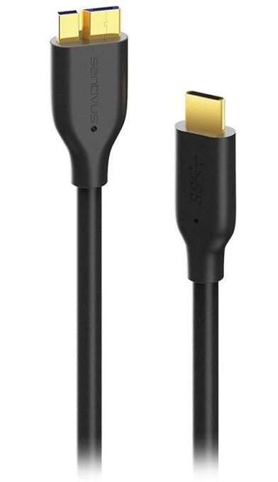 Cablu de date Sentivus U303-200, 2 m (Negru)