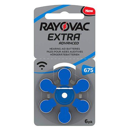 Baterie auditiva RAYOVAC EXTRA Advanced, 675, 6 bucati