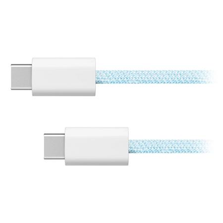 Cablu de date Kruger&Matz KM1272-1BL, TYPE C - TYPE C, 100W, 1 m (Albastru)