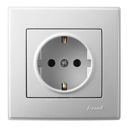 Priza Schuko OEM E-PR1 simpla (Alb)