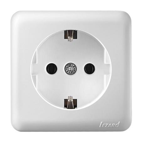 Priza Schuko simpla OEM E-PRPT (Alb)
