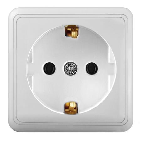 Priza simpla OEM PS-1806 (Alb)