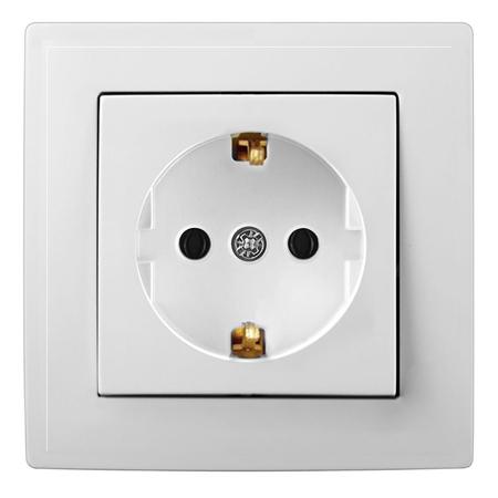 Priza simpla OEM PS-2506 (Alb)