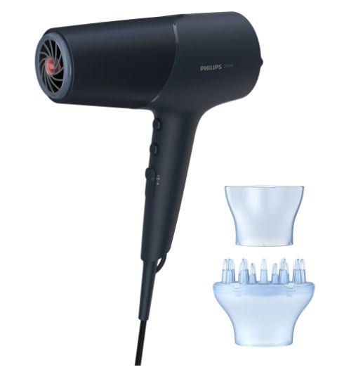Uscator de par Philips BHD512/00, 2300 W, Tehnologie ThermoShield, Ingrijire cu ioni, 3 Setari de temperatura, 2 Setari de viteza, Difuzor, Cap de coafare 11 mm (Albastru) 1 Uscator de par Philips BHD512/00, 2300 W, Tehnologie ThermoShield, Ingrijire cu ioni, 3 Setari de temperatura, 2 Setari de viteza, Difuzor, Cap de coafare 11 mm (Albastru)