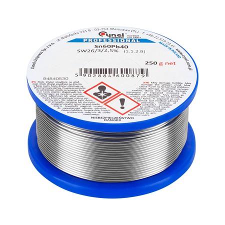 Rola fludor Cynel LUT0111-250, SN60PB40 2.5mm 250g