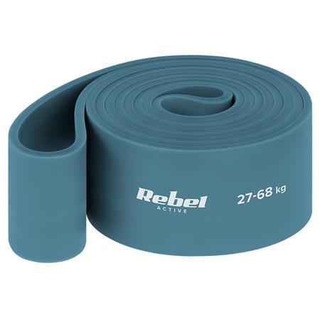 Banda elastica latex Rebel RBA-3000-6, 208 CM, 27-68 KG (Albastru)