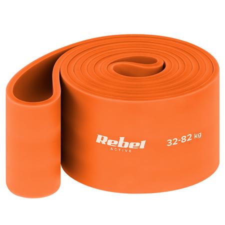Banda elastica latex Rebel RBA-3000-7, 208 CM, 32-82 KG (Portocaliu)