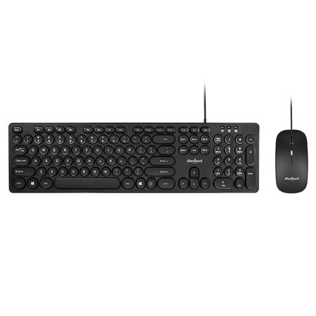 Kit tastatura si mouse Rebel WDS200 (Negru)