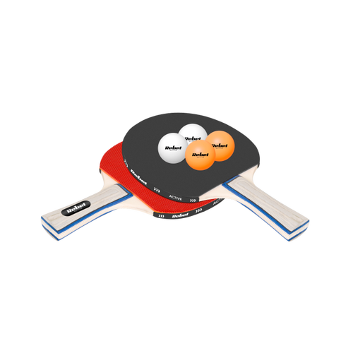 Set Ping Pong Rebel RBA-4000, Lemn, Standard (Rosu/Negru)