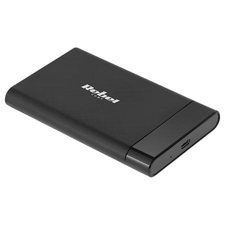 Rack aluminiu Rebel KOM1200, USB-C 3.1, 2.5inch, SATA