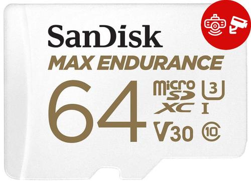Card de memorie Sandisk MAX Endurance microSDXC, 64GB, Clasa 10, UHS-I U3 + Adaptor SD 1 Card de memorie Sandisk MAX Endurance microSDXC, 64GB, Clasa 10, UHS-I U3 + Adaptor SD