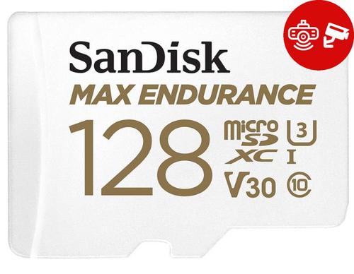 Card de memorie Sandisk MAX Endurance microSDXC, 128GB, Clasa 10, UHS-I U3, Adaptor SD 1 Card de memorie Sandisk MAX Endurance microSDXC, 128GB, Clasa 10, UHS-I U3, Adaptor SD