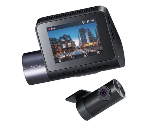 Set Camera video auto 70Mai Dash Cam A410 + Camera spate RC21, 2.5K 1440P, Ecran 2inch, 30FPS, Unghi de filmare 125 grade, GPS (Negru)