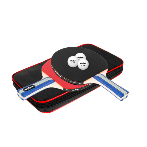 Set tenis de masa Rebel RBA-4003, Lemn, Negru, Standard