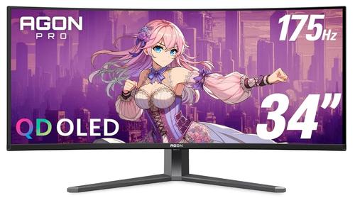 Monitor Gaming QD - OLED AOC AGON PRO 34inch AG346UCD, WQHD (3440 x 1440), HDMI, DisplayPort, Boxe, Ecran curbat, 175 Hz, 0.03 ms (Negru/Gri) 1 Monitor Gaming QD - OLED AOC AGON PRO 34inch AG346UCD, WQHD (3440 x 1440), HDMI, DisplayPort, Boxe, Ecran curbat, 175 Hz, 0.03 ms (Negru/Gri)