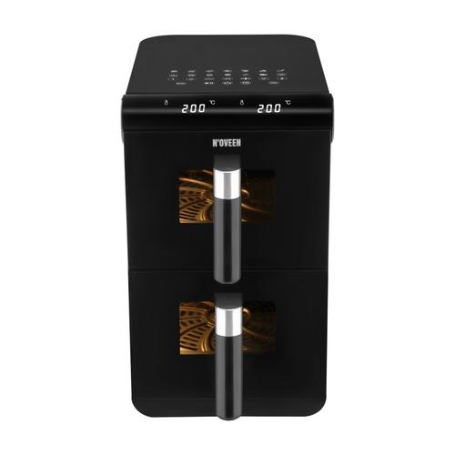 Friteuza cu aer cald Noveen DoubleCrisp AF5050, 1799W, 11 litri, temperatura reglabila 50-200°C, doua zone de gatit, 10 programe (Negru) 1 Friteuza cu aer cald Noveen DoubleCrisp AF5050, 1799W, 11 litri, temperatura reglabila 50-200°C, doua zone de gatit, 10 programe (Negru)