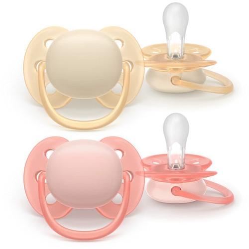 Set 2 suzete Philips Avent Ultra Soft SCF091/38, cu disc flexibil, pentru pielea sensibila a bebelusului, ortodontice, fara BPA, 0-6 luni+, colorat 1 Set 2 suzete Philips Avent Ultra Soft SCF091/38, cu disc flexibil, pentru pielea sensibila a bebelusului, ortodontice, fara BPA, 0-6 luni+, colorat