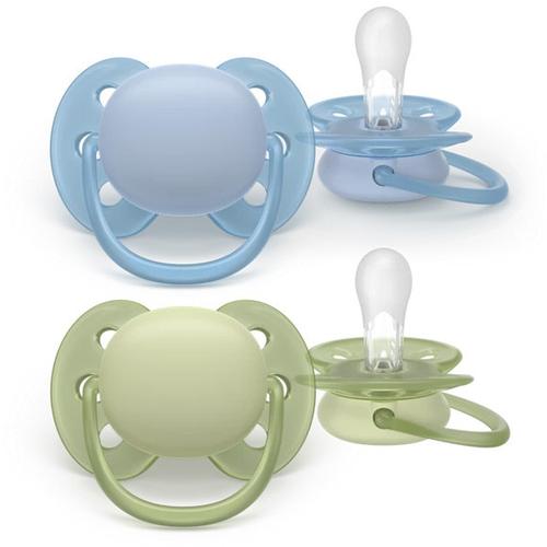 Set 2 suzete Philips Avent Ultra Soft SCF091/37, cu disc flexibil, pentru pielea sensibila a bebelusului, ortodontice, fara BPA, 0-6 luni+, colorat 1 Set 2 suzete Philips Avent Ultra Soft SCF091/37, cu disc flexibil, pentru pielea sensibila a bebelusului, ortodontice, fara BPA, 0-6 luni+, colorat