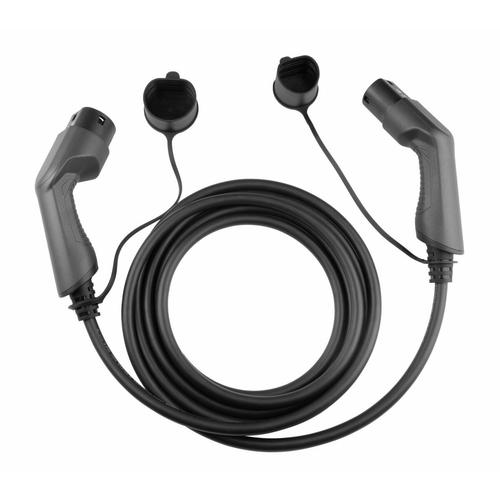 Cablu drept de 5 metri Besen BS-CHC004 pentru statia de incarcare, tip Type 2 la Type 2, 32A, trifazic, 22KW 1 Cablu drept de 5 metri Besen BS-CHC004 pentru statia de incarcare, tip Type 2 la Type 2, 32A, trifazic, 22KW