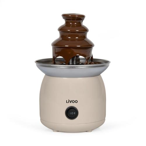 Fantana de ciocolata Livoo DOM533C, 70W, capacitate 250ml, control automat al temperaturii (Bej) 1 Fantana de ciocolata Livoo DOM533C, 70W, capacitate 250ml, control automat al temperaturii (Bej)