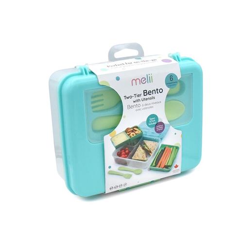 Cutie pentru pranz Melii Bento, Plastic, 5 compartimente, 118ml, 300ml, 190ml, 530ml, Transparent/Albastru 1 Cutie pentru pranz Melii Bento, Plastic, 5 compartimente, 118ml, 300ml, 190ml, 530ml, Transparent/Albastru