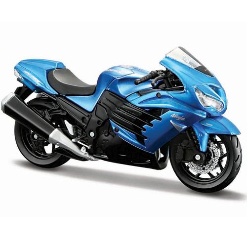 Motocicleta Maisto - Kawasaki Ninja ZX 14R, cu stand, 1:18 1 Motocicleta Maisto - Kawasaki Ninja ZX 14R, cu stand, 1:18
