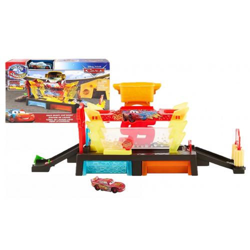 Set de joaca Disney Pixar Auta Zygzak McQueen, spalatorie auto cu schimbare de culoare, 50cm 1 Set de joaca Disney Pixar Auta Zygzak McQueen, spalatorie auto cu schimbare de culoare, 50cm