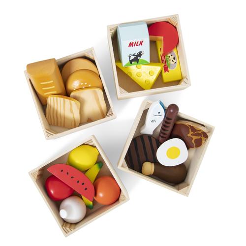 Set de joaca din lemn Melissa & Doug - Produse alimentare 1 Set de joaca din lemn Melissa & Doug - Produse alimentare