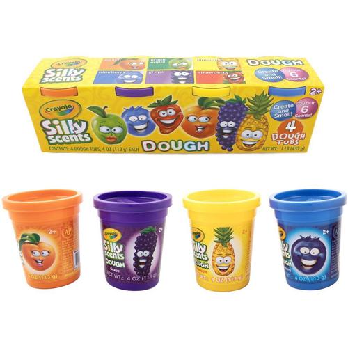 Set plastelina parfumata Crayola - Silly Scents, 4 borcanase 1 Set plastelina parfumata Crayola - Silly Scents, 4 borcanase