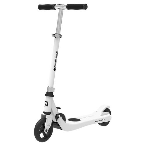 Trotineta electrica Fun Wheels R, Viteza maxima 12 Km/h, Autonomie 6Km, Motor 100W, IP54, roti 5.5inch (Alb) 1 Trotineta electrica Fun Wheels R, Viteza maxima 12 Km/h, Autonomie 6Km, Motor 100W, IP54, roti 5.5inch (Alb)