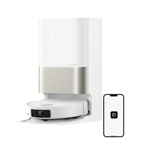Robot de aspirare Dreame X50 Ultra RLX85CE-6-WH , detectare AI a obstacolelor și navigare la 360°, comanda vocala, depasire obstacol de 6CM, aspirare 20000Pa, perie dubla anti-incurcare (Alb)