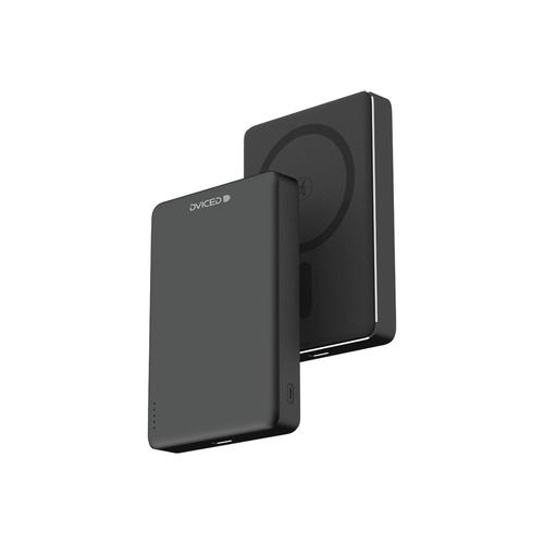 Acumulator extern Dviced Ultrathin DV400005, Incarcare Wireless, 15W, 10000mAh (Negru)