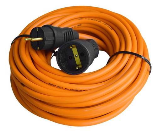 Prelungitor OEM PS15-1X25, 1 priza, 25 m (Portocaliu)