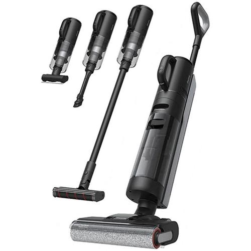 Aspirator vertical fara fir Dreame H12 Dual HHV4, aspirare umed/uscat, 3 moduri de aspirare, putere aspirare 16000Pa, auto-curatare, capacitate rezervor apa curata/murdara-0.9l/0.7l, baterie 4000mAh, autonomie pana la 60min, 300W, afisaj LED (Negru)
