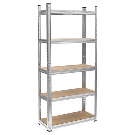 Raft metalic 5 polite Rebel RB-1255, MDF, 150X70X30 cm, 750KG 1 Raft metalic 5 polite Rebel RB-1255, MDF, 150X70X30 cm, 750KG