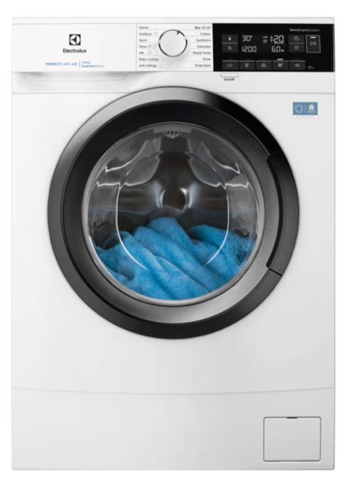 Masina de spalat rufe Electrolux PerfectCare 600 EWS6326DE, 6 kg, 1200 rpm, Clasa A, Motor Inverter cu magnet permanent, Display LED, Sistem SensiCare (Alb) 1 Masina de spalat rufe Electrolux PerfectCare 600 EWS6326DE, 6 kg, 1200 rpm, Clasa A, Motor Inverter cu magnet permanent, Display LED, Sistem SensiCare (Alb)