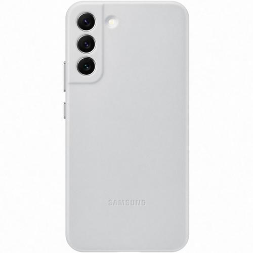 Protectie Spate Samsung Leather EF-VS906LJEGWW pentru Samsung Galaxy S22 Plus (Gri) 1 Protectie Spate Samsung Leather EF-VS906LJEGWW pentru Samsung Galaxy S22 Plus (Gri)