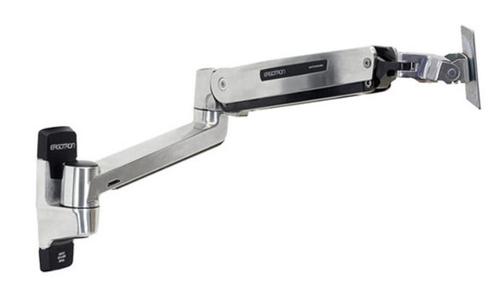 Suport monitor perete Ergotron LX 45-383-026, Pivot, Rotire 360, 13.6kg (Gri)