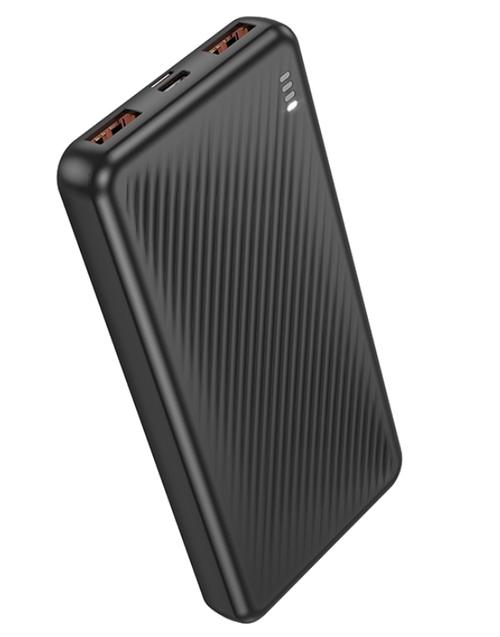 Baterie Externa Borofone BJ56 Graceful, 10000mAh, 22.5W, QC + PD, 1 x USB-C - 2 x USB-A, Neagra