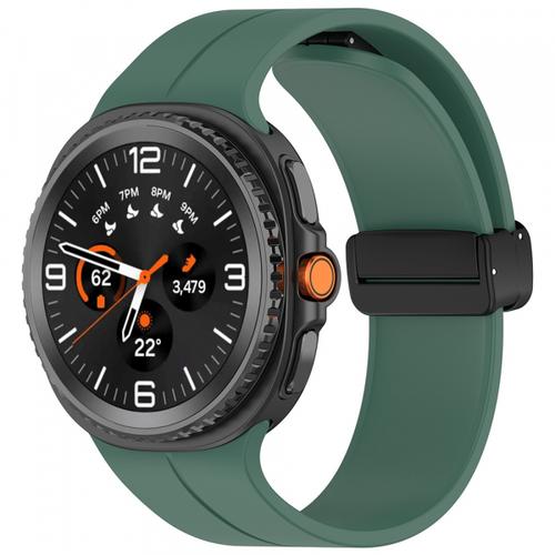 Curea Techsuit W011 pentru Samsung Galaxy Watch 8 Classic / Watch8 44mm / Watch 8 40mm, Verde